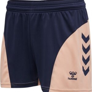 short bleu marine et beige avec motifs Hummel